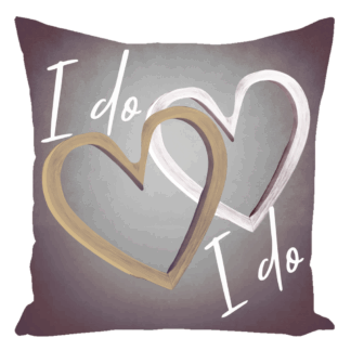 "I Do; We Do" Throw Pillow