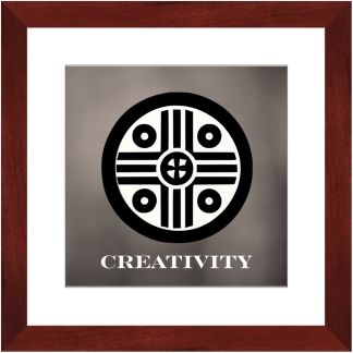 Creativity - Adin Accents Work Ethic Wall Art