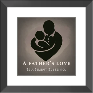 A Father's Love Wall Art (12x12)