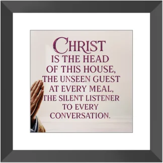 Christ Is the Head Wall Art (12x12)